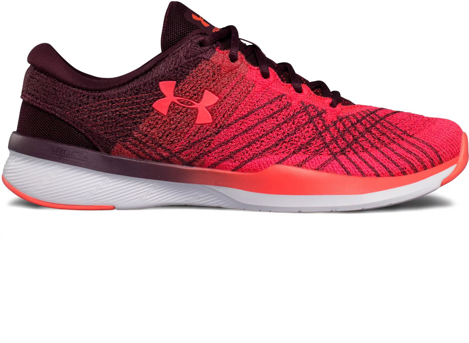 фото Кроссовки женские under armour threadborne push красные 5.5 us