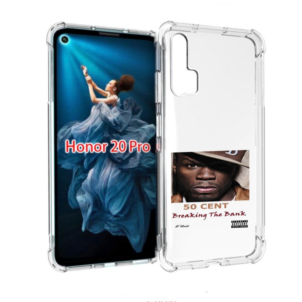 

Чехол бампер MyPads 50 Cent - Breaking The Bank для Honor 20 Pro, Прозрачный, Tocco