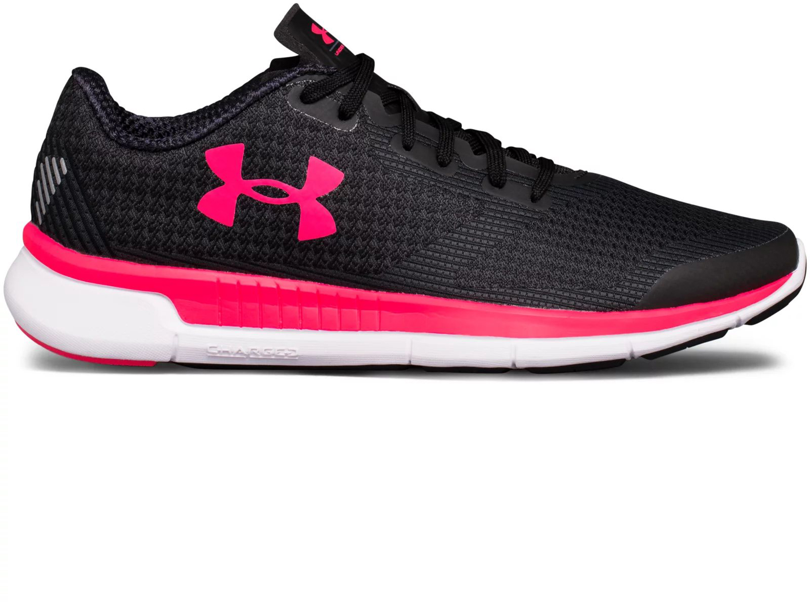 фото Кроссовки женские under armour charged lightning черные 6 us