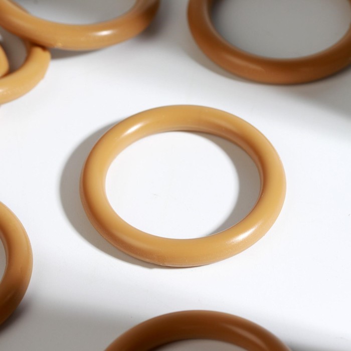 Кольцо для карниза, d = 38/50 мм, цвет кофе с молоком (10 шт)