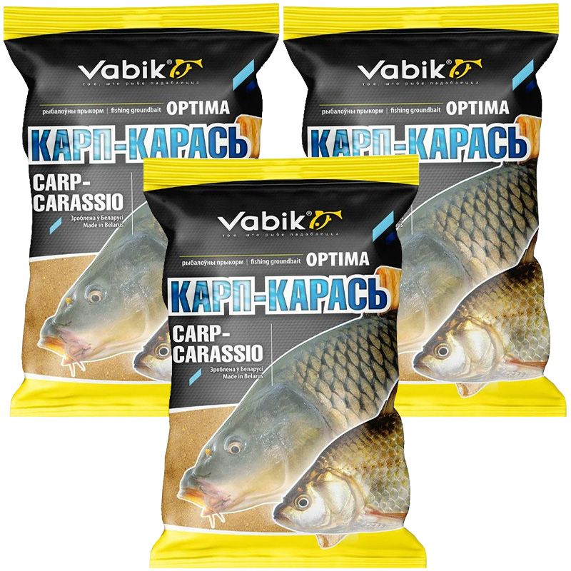 

Прикормка Vabik Optima Carp Carassio Карп-Карась 3 кг, Optima