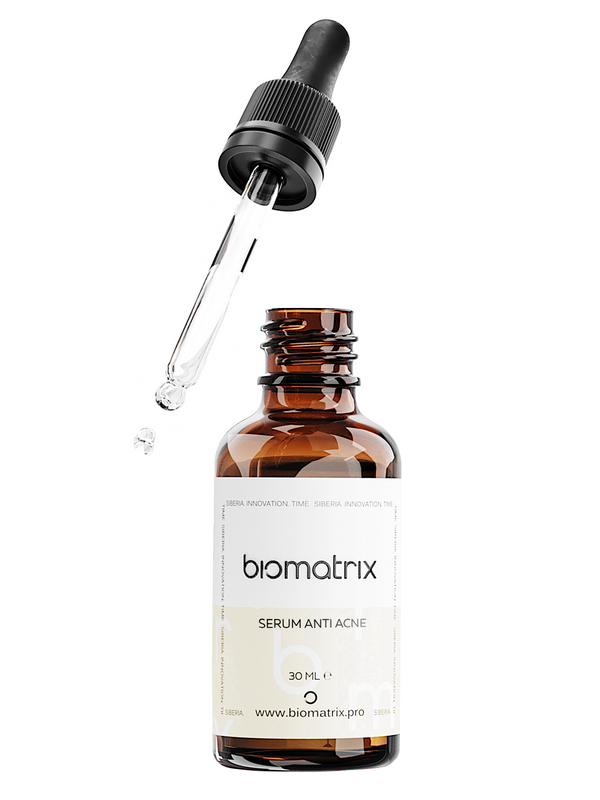 фото Пептидная сыворотка против акне biomatrix serum anti acne 30 мл