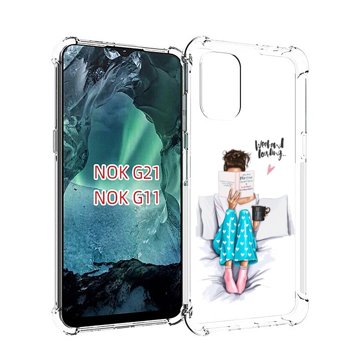 

Чехол Mypads Weekend-Loading Для Nokia G11/G21, Прозрачный, Tocco