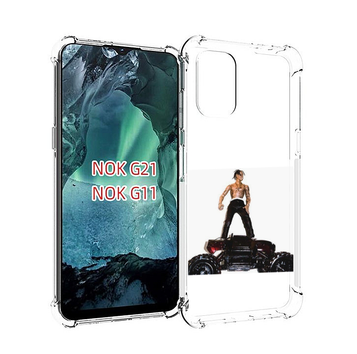 

Чехол Mypads Travis Scott - Rodeo Для Nokia G11/G21, Прозрачный, Tocco