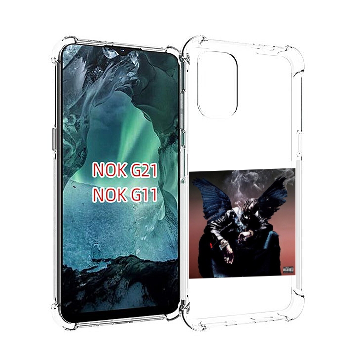 

Чехол Mypads Travis Scott - Birds In The Trap Sing Mcknight Для Nokia G11/G21, Прозрачный, Tocco
