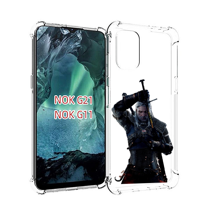 

Чехол Mypads The Witcher 3 Для Nokia G11/G21, Прозрачный, Tocco