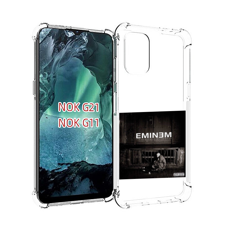 

Чехол Mypads The Marshall Mathers Lp Для Nokia G11/G21, Прозрачный, Tocco