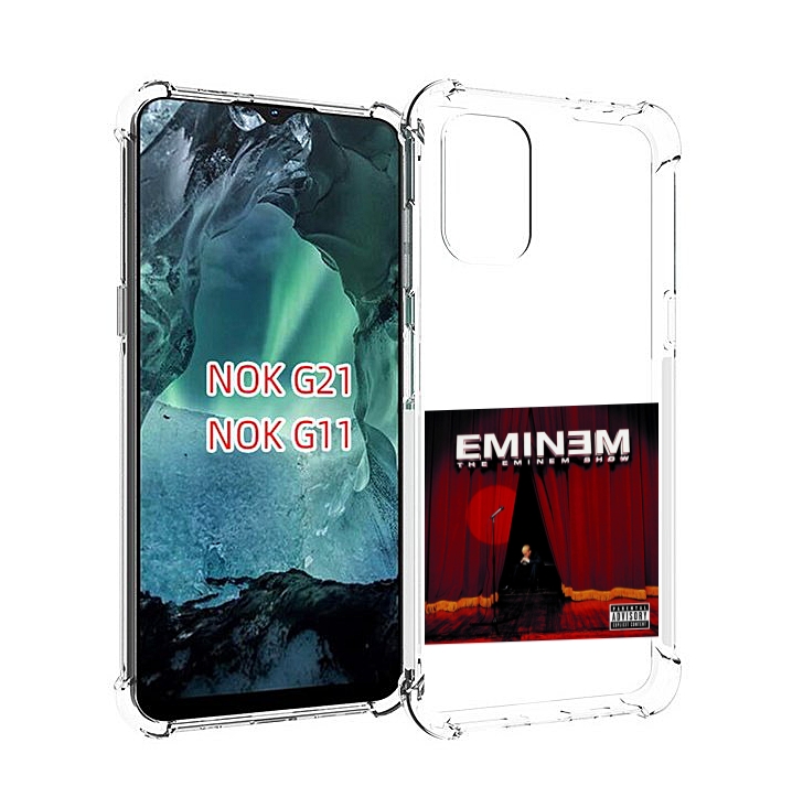 

Чехол Mypads The Eminem Show Для Nokia G11/G21, Прозрачный, Tocco