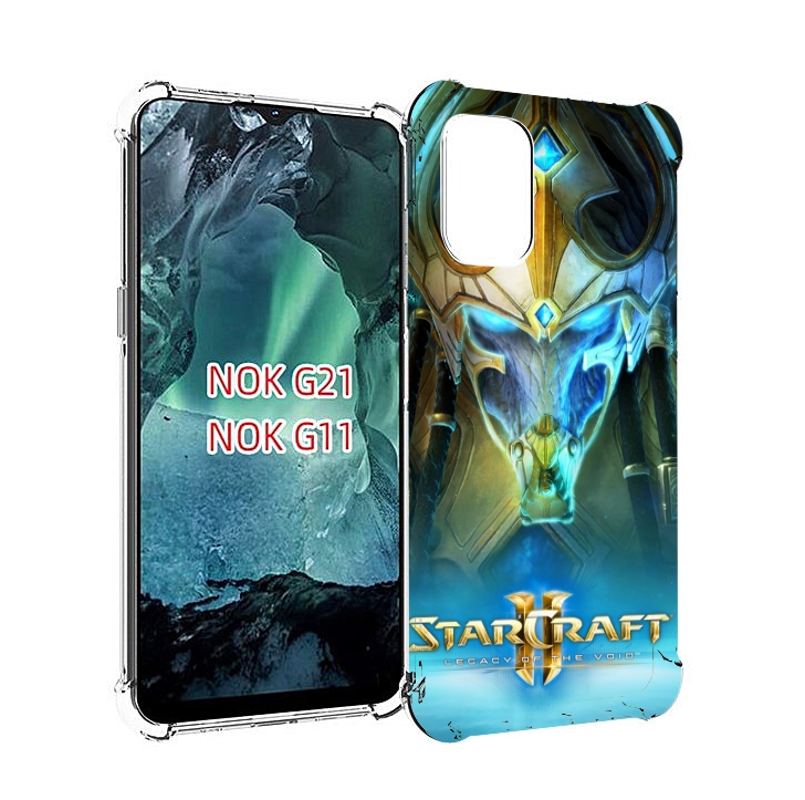 

Чехол Mypads Starcraft Ii Legacy Of The Void Для Nokia G11/G21, Прозрачный, Tocco