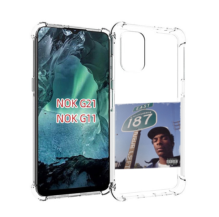 

Чехол Mypads Snoop Dogg Neva Left Для Nokia G11/G21, Прозрачный, Tocco