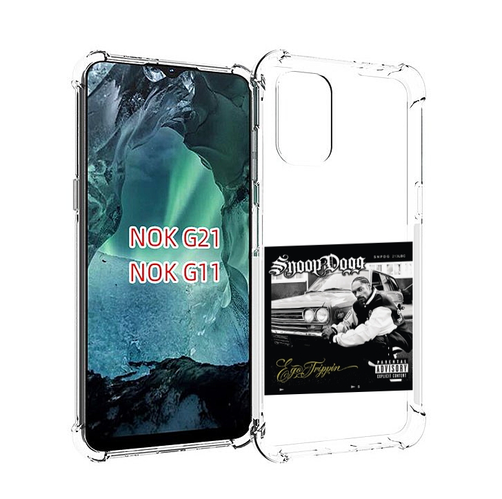 

Чехол Mypads Snoop Dogg Ego Trippin’ Для Nokia G11/G21, Прозрачный, Tocco