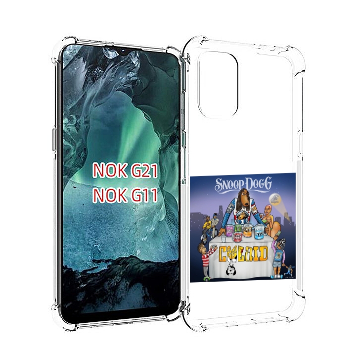 

Чехол Mypads Snoop Dogg Coolaid Для Nokia G11/G21, Прозрачный, Tocco