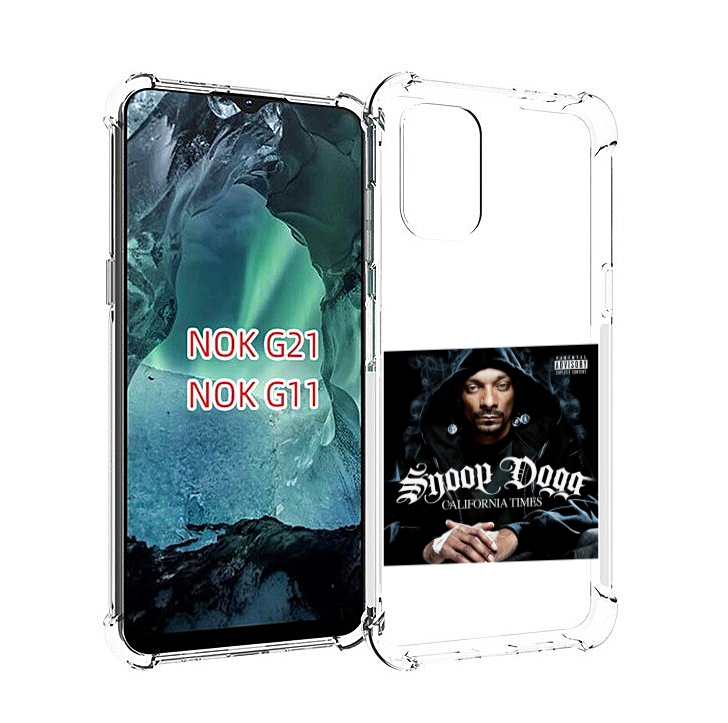 

Чехол MyPads Snoop Dogg CALIFORNIA TIMES для Nokia G11 / G21, Прозрачный, Tocco