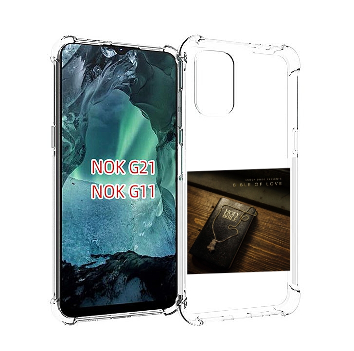 

Чехол Mypads Snoop Dogg Bible Of Love Для Nokia G11/G21, Прозрачный, Tocco