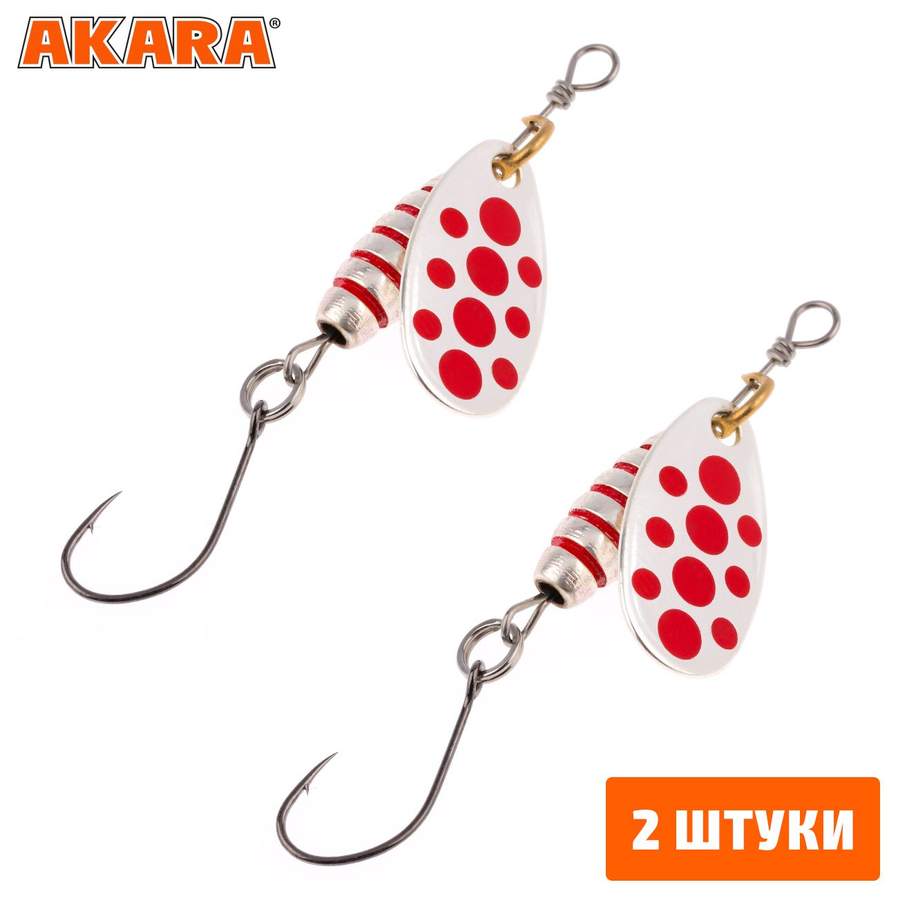 

Блесна вращающаяся Akara Lite Series Spin Bee  3,5 гр. A02 (2 Штуки, Spin Bee 1