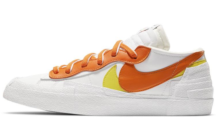 

Кеды унисекс Nike Sacai x Nike Blazer Low Magma Orange белые 40.5 EU, Белый, Sacai x Nike Blazer Low Magma Orange