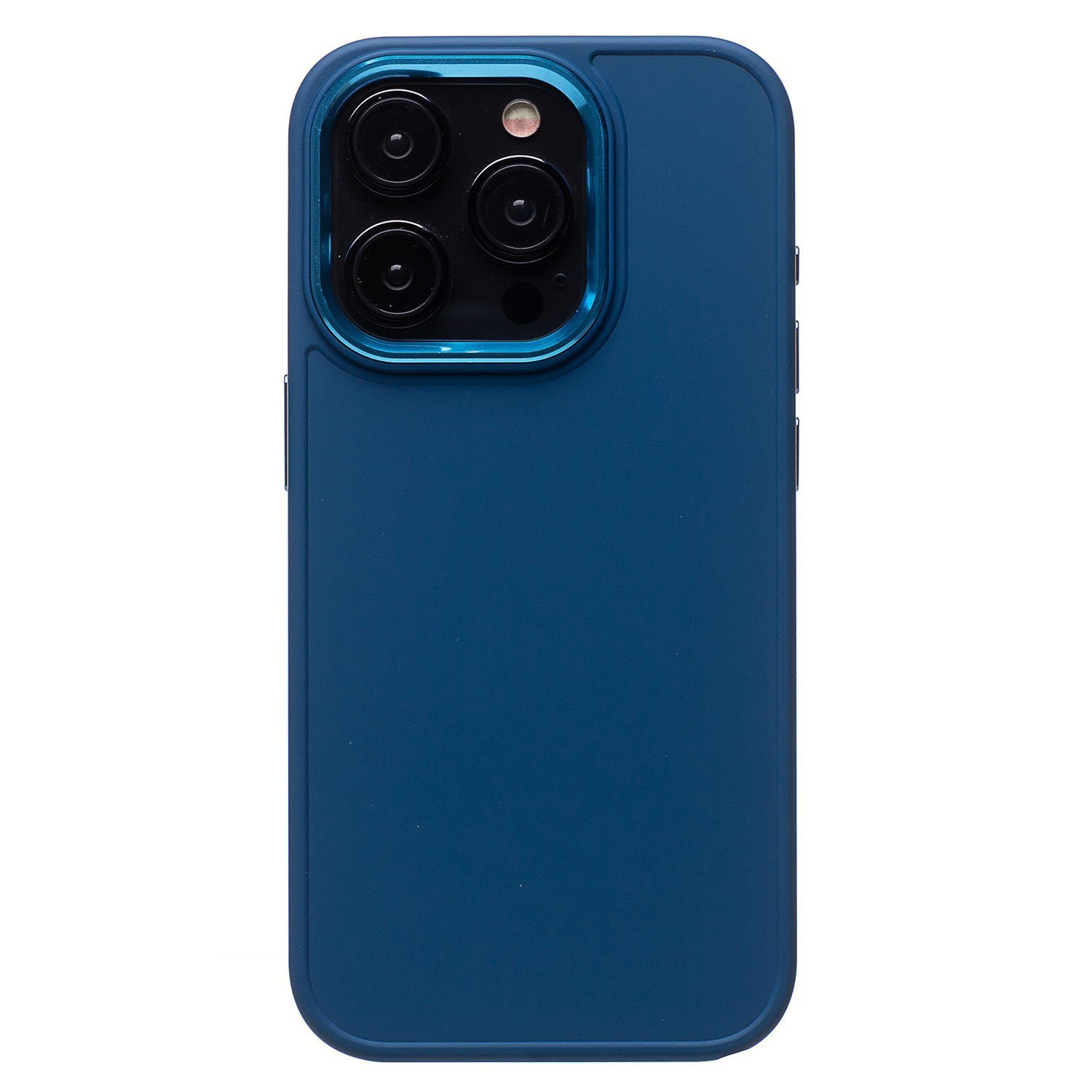 

Чехол для iPhone 15 Pro силиконовый матовый 6 синий