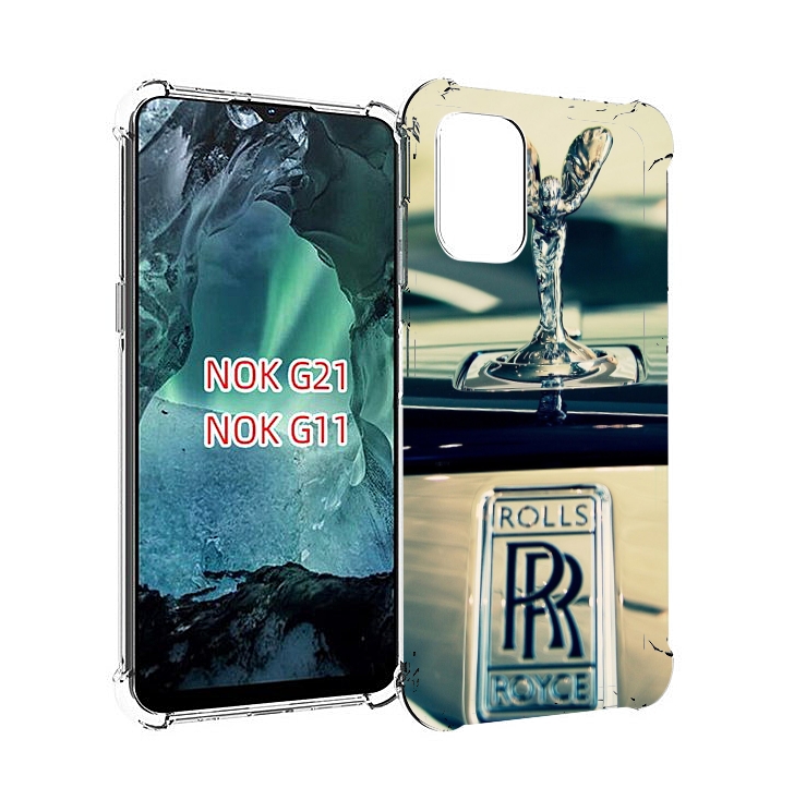 

Чехол Mypads Rolls Royce 1 Для Nokia G11/G21, Прозрачный, Tocco