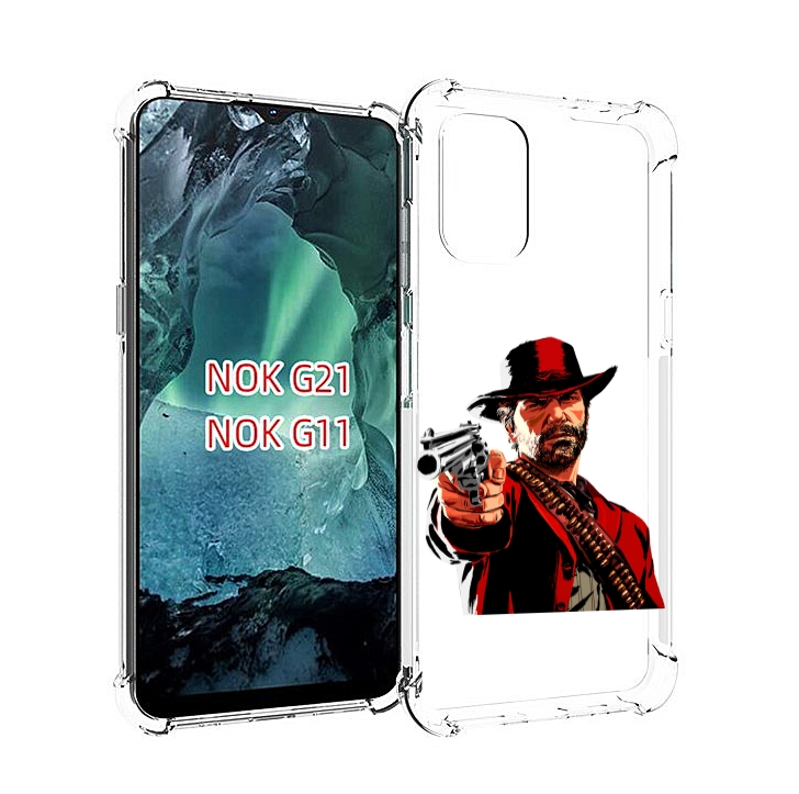 

Чехол Mypads Red-Dead-Redemption-2-Рдр-2 Для Nokia G11/G21, Прозрачный, Tocco