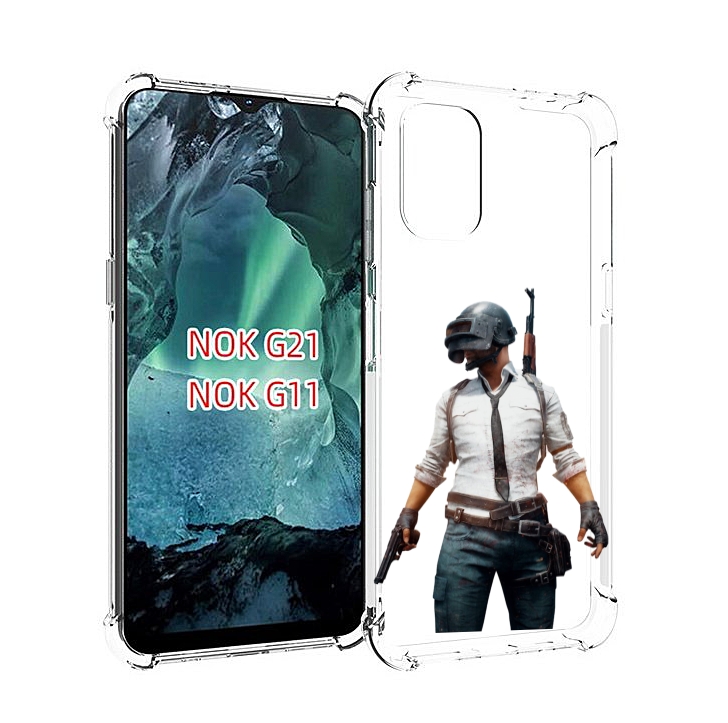 

Чехол Mypads Pubg-2 Для Nokia G11/G21, Прозрачный, Tocco