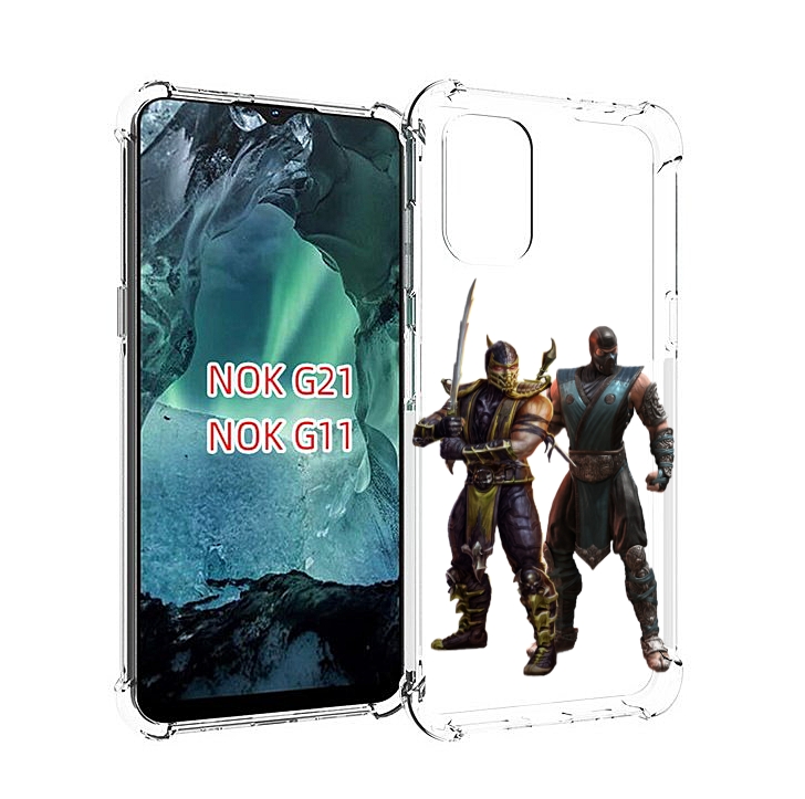 

Чехол Mypads Mortal-Kombat-1 Для Nokia G11/G21, Прозрачный, Tocco