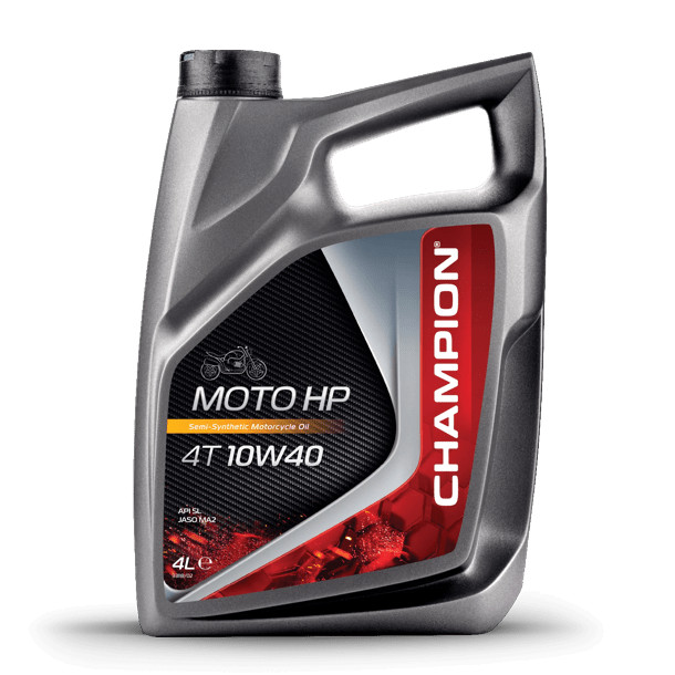 Масло мот. полусинт. CHAMPION MOTO HP 4T 10W40 (4л) CHAMPION OIL 1042604