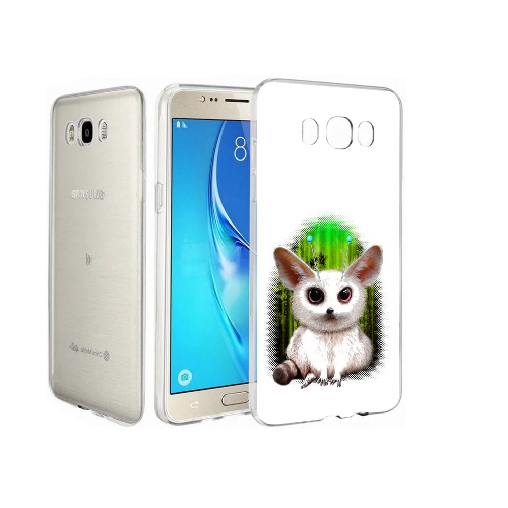 

Чехол MyPads Tocco для Samsung Galaxy J7 пушистое животное, Прозрачный, Tocco