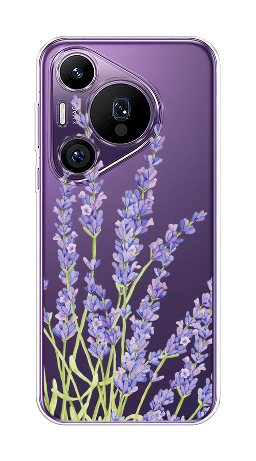 

Чехол на Huawei Pura 70 Pro/70 Pro Plus "Лавандовые стебли", Фиолетовый;зеленый, 6124450-1