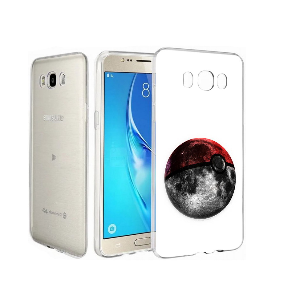 

Чехол MyPads Tocco для Samsung Galaxy J7 планета покебол, Прозрачный, Tocco