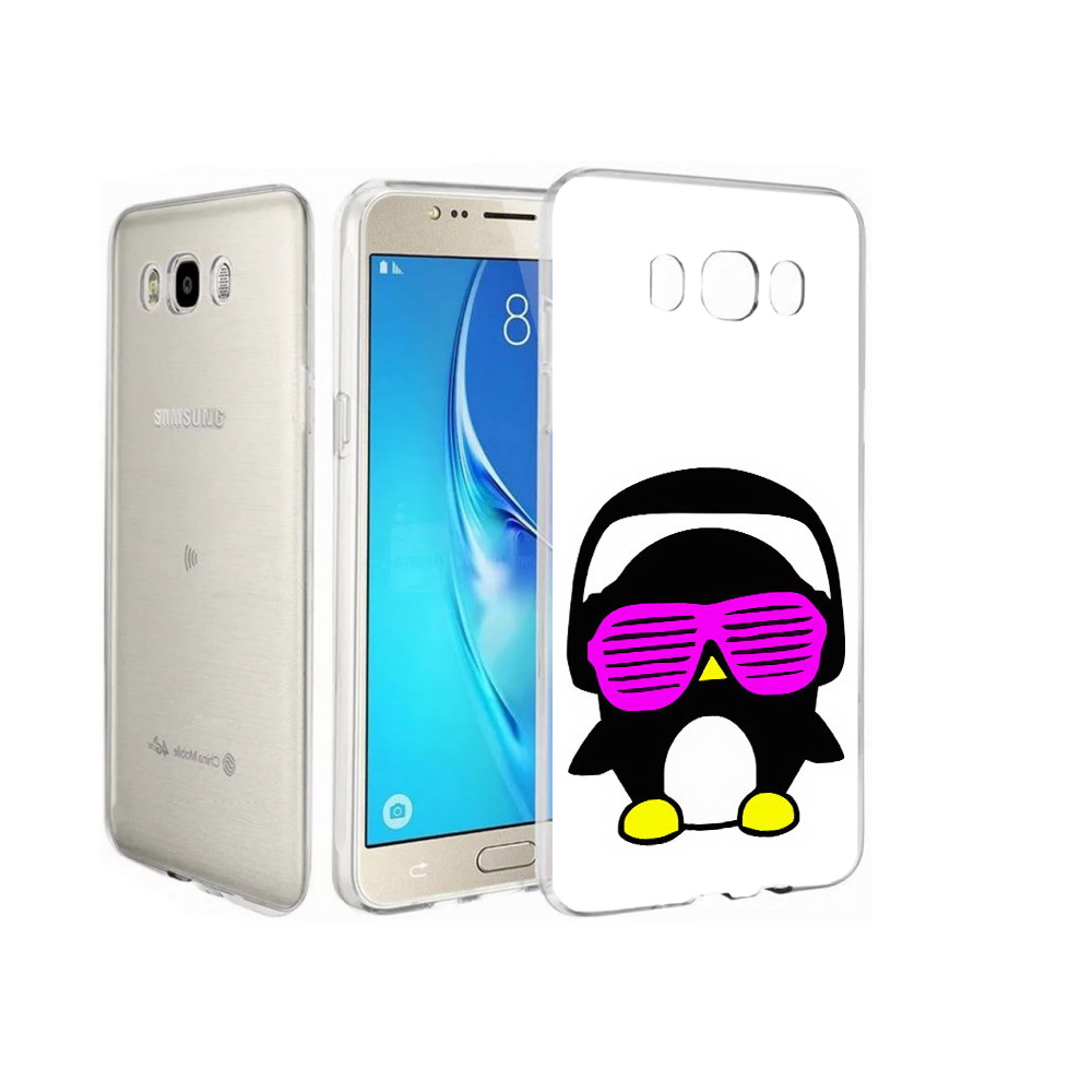 Чехол MyPads Tocco для Samsung Galaxy J7 пингвин