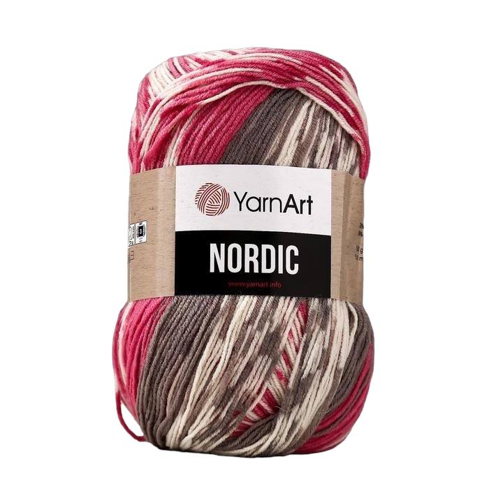 

Пряжа YarnArt Nordic 20% шерсть, 80% акрил 510 м /150 гр (655), Красный