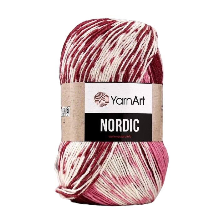

Пряжа YarnArt Nordic 20% шерсть, 80% акрил 510 м /150 гр (660), Разноцветный