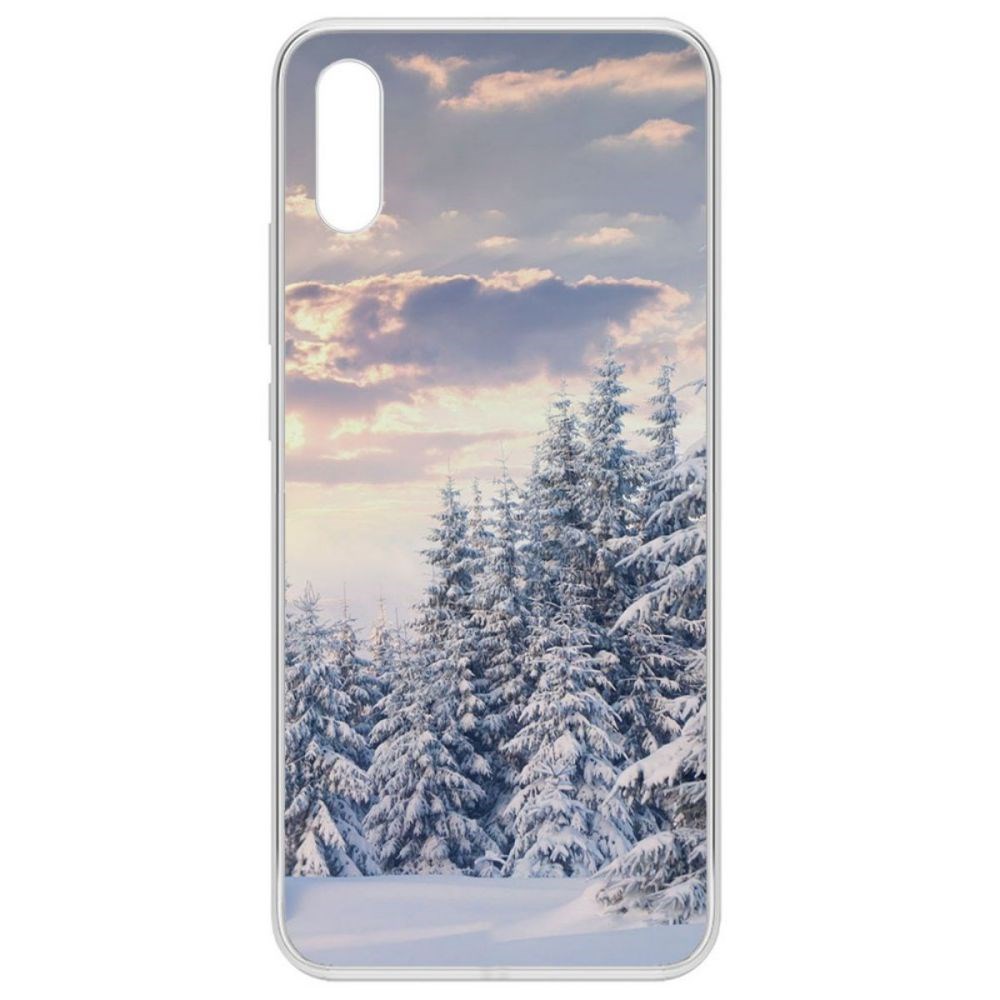 

Чехол-накладка Krutoff Clear Case Снежный пейзаж для Xiaomi Redmi 9A, Прозрачный