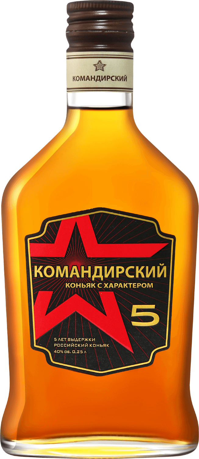 

Коньяк Komandirsky 5 y.o.