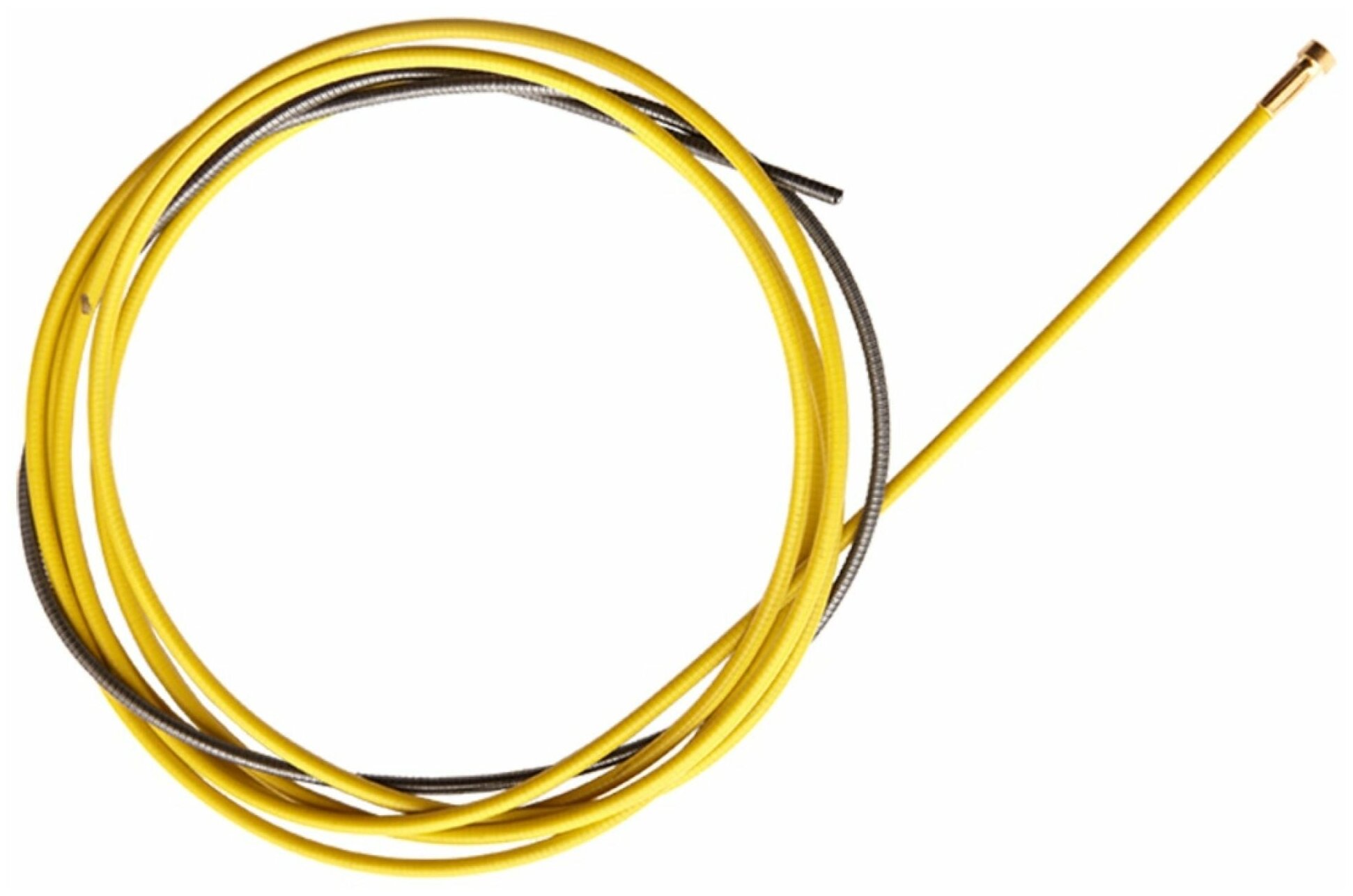 фото Канал направляющий 5,5 м желтый d 1,2-1,6 мм svarcity / для сварки / сварка полуавтомат