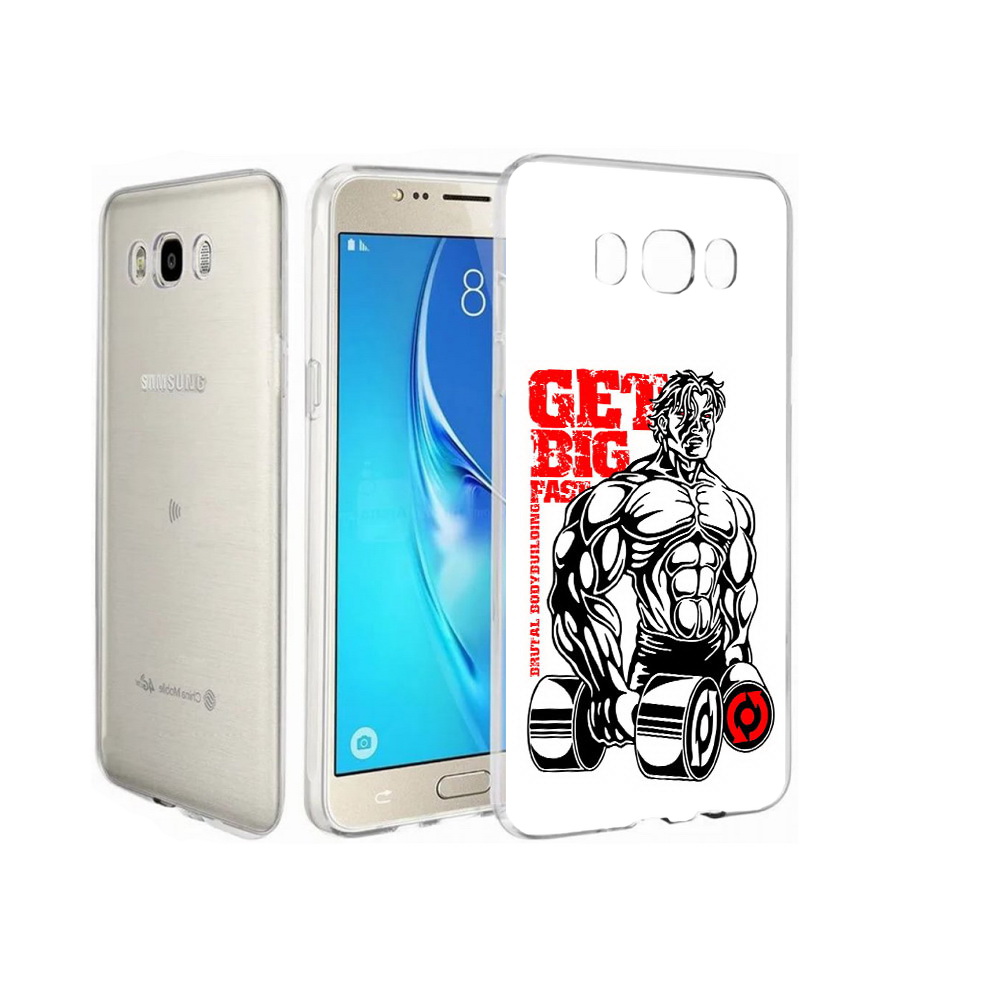 

Чехол MyPads Tocco для Samsung Galaxy J7 накаченное тело, Прозрачный, Tocco