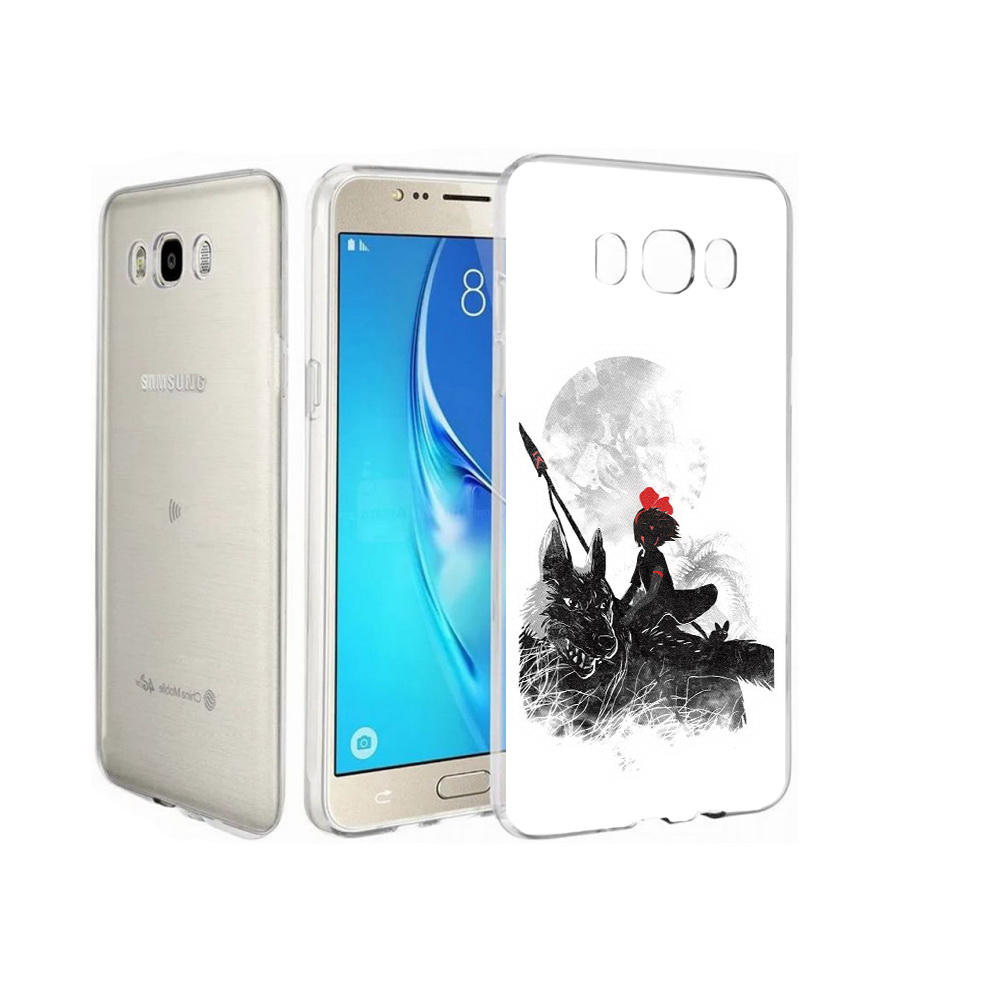

Чехол MyPads Tocco для Samsung Galaxy J7 мононоке, Прозрачный, Tocco