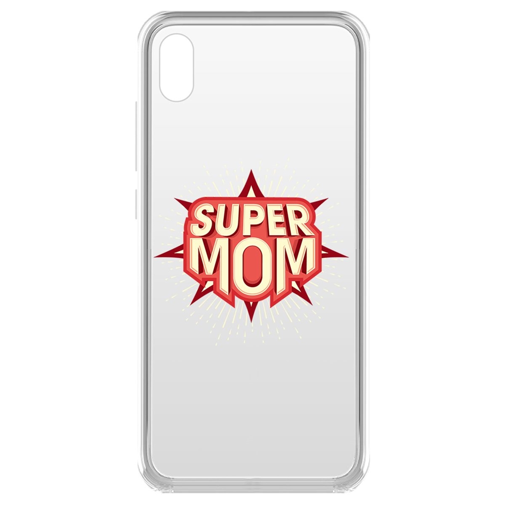 

Чехол-накладка Krutoff Clear Case Супер Мама для Xiaomi Redmi 7A