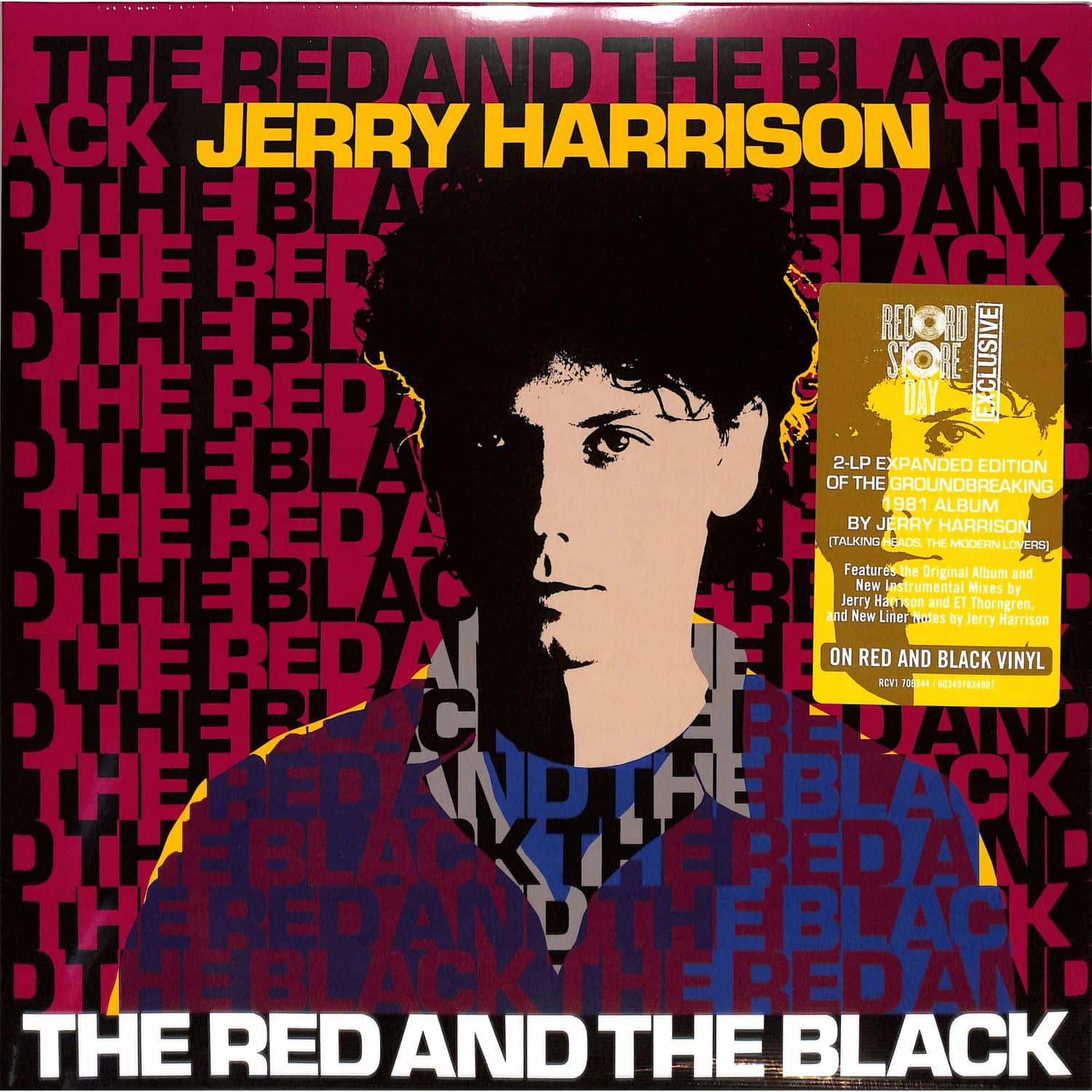 

JERRY HARRISON THE RED AND THE BLACK - RSD 2023 RELEASE - RED & BLACK VINYL, THE RED AND THE BLACK - RSD 2023 RELEASE - RED & BLACK VINYL