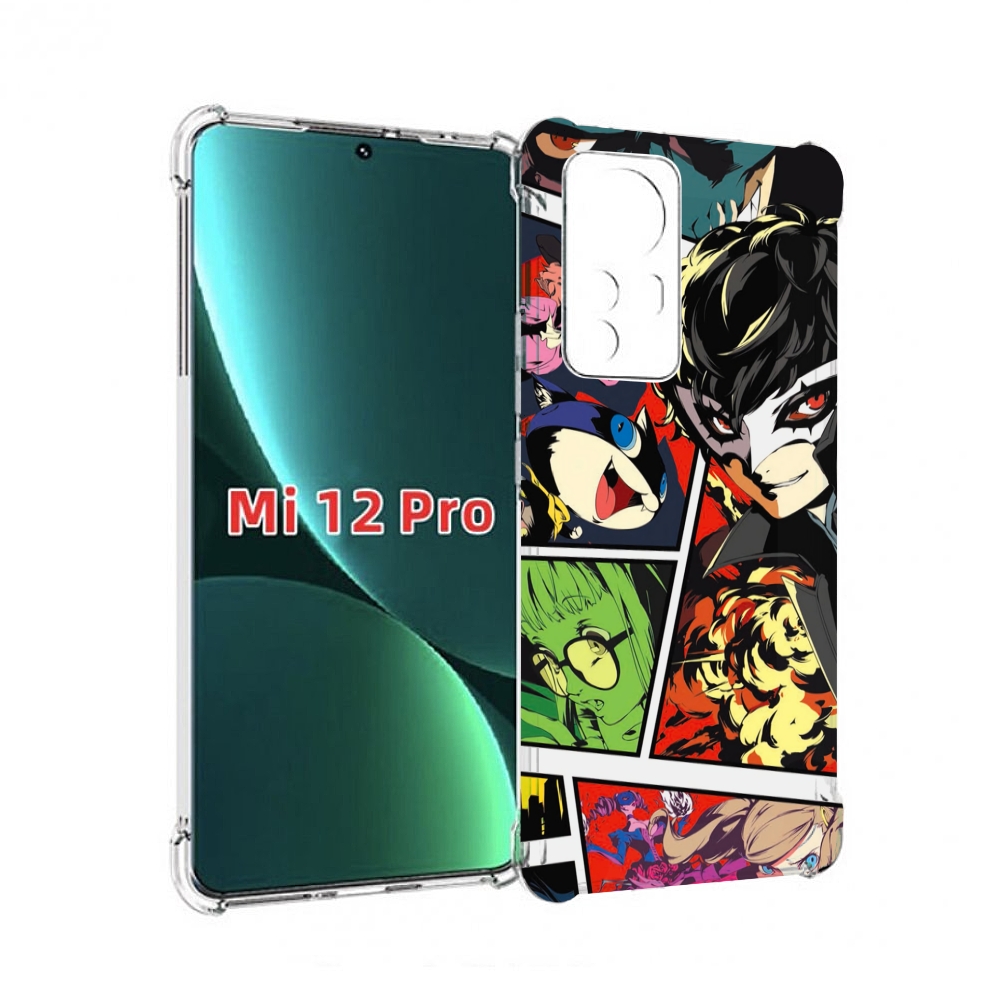 

Чехол MyPads Persona 5 art для Xiaomi 12S Pro, Прозрачный, Tocco