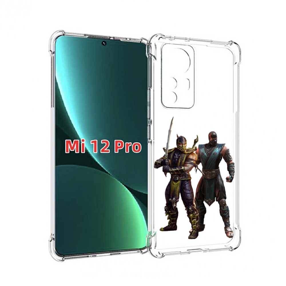 

Чехол MyPads Mortal-Kombat-1 для Xiaomi 12S Pro, Прозрачный, Tocco