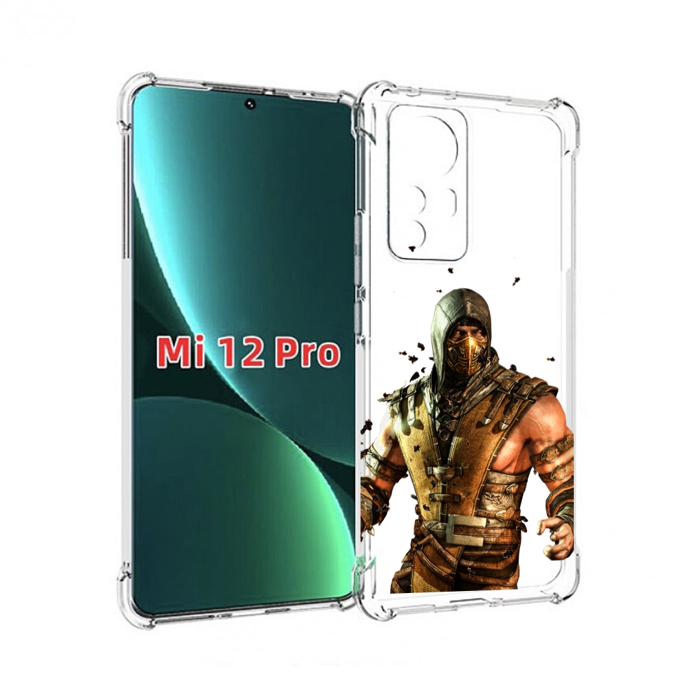 

Чехол MyPads Mortal Kombat scorpion для Xiaomi 12S Pro, Прозрачный, Tocco