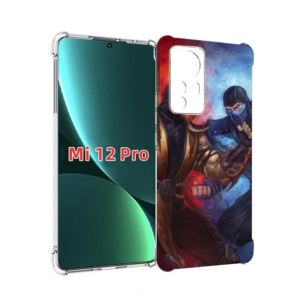 

Чехол MyPads Mortal Kombat art для Xiaomi 12S Pro, Прозрачный, Tocco