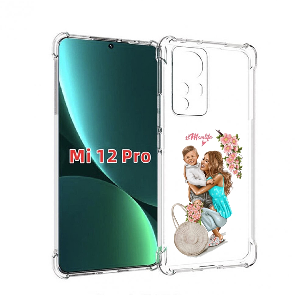 

Чехол MyPads Momlife для Xiaomi 12S Pro, Прозрачный, Tocco