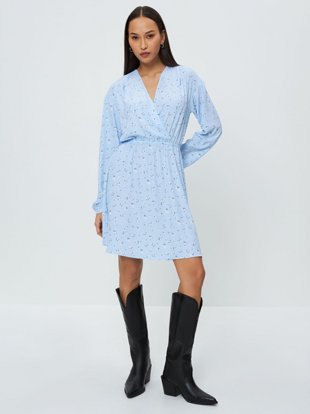 

Платье женское ZARINA 3123008507 голубое XL, Голубой, 3123008507