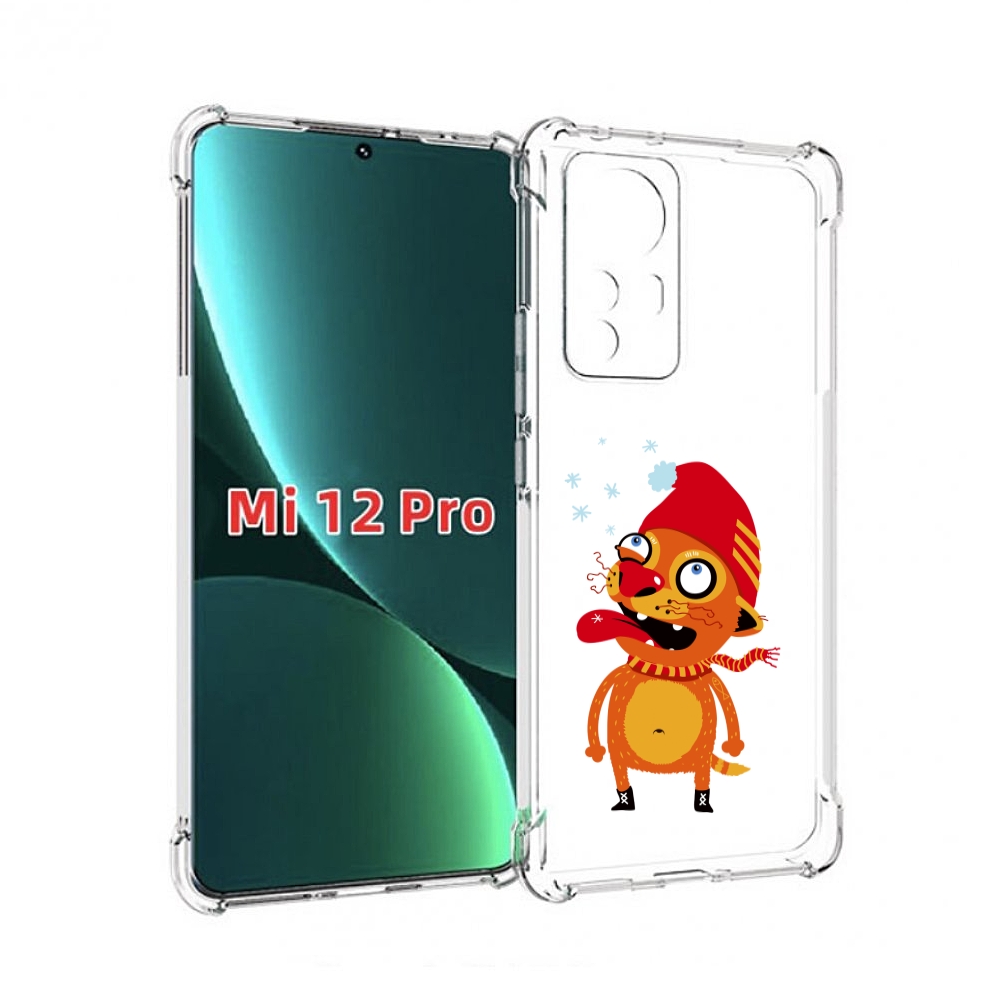 

Чехол MyPads Зимний кот для Xiaomi 12S Pro, Прозрачный, Tocco