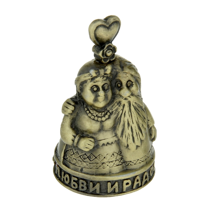 

Колокольчик Домовой "Любви и радости", Бронзовый