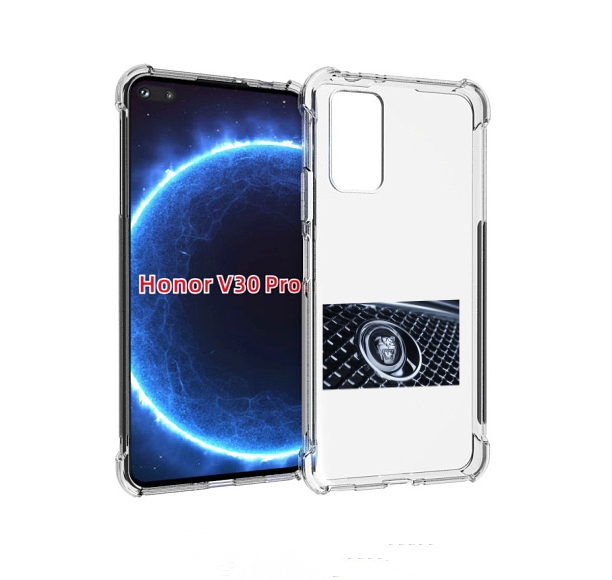 

Чехол бампер MyPads ягуар jaguar 2 для Honor V30 Pro, Прозрачный, Tocco