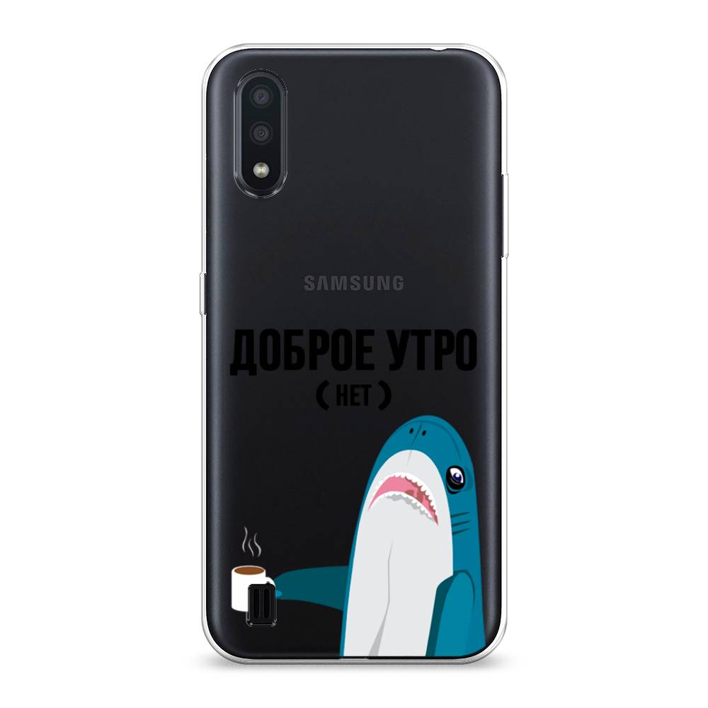 

Чехол Awog на Samsung Galaxy A01 "Доброе утро", Разноцветный, 29550-2