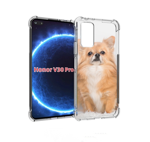 

Чехол бампер MyPads чихуа хуа для Honor V30 Pro, Прозрачный, Tocco